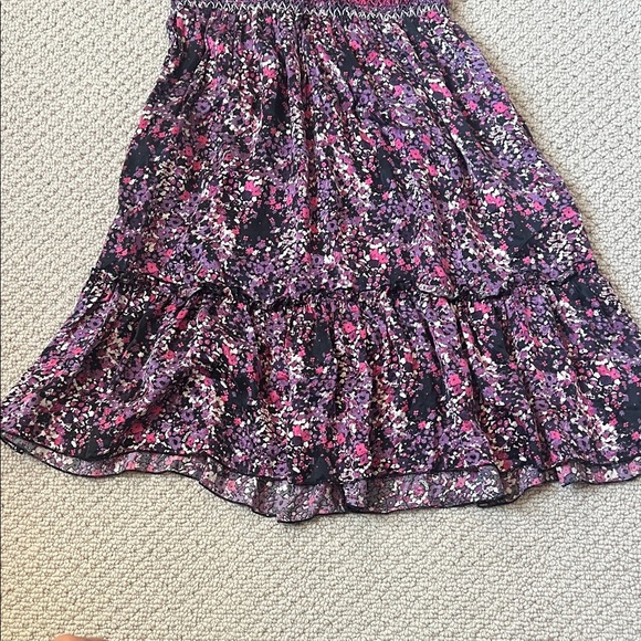 Floral Bebe Dress in Purple and Pink - Picture 3 of 6